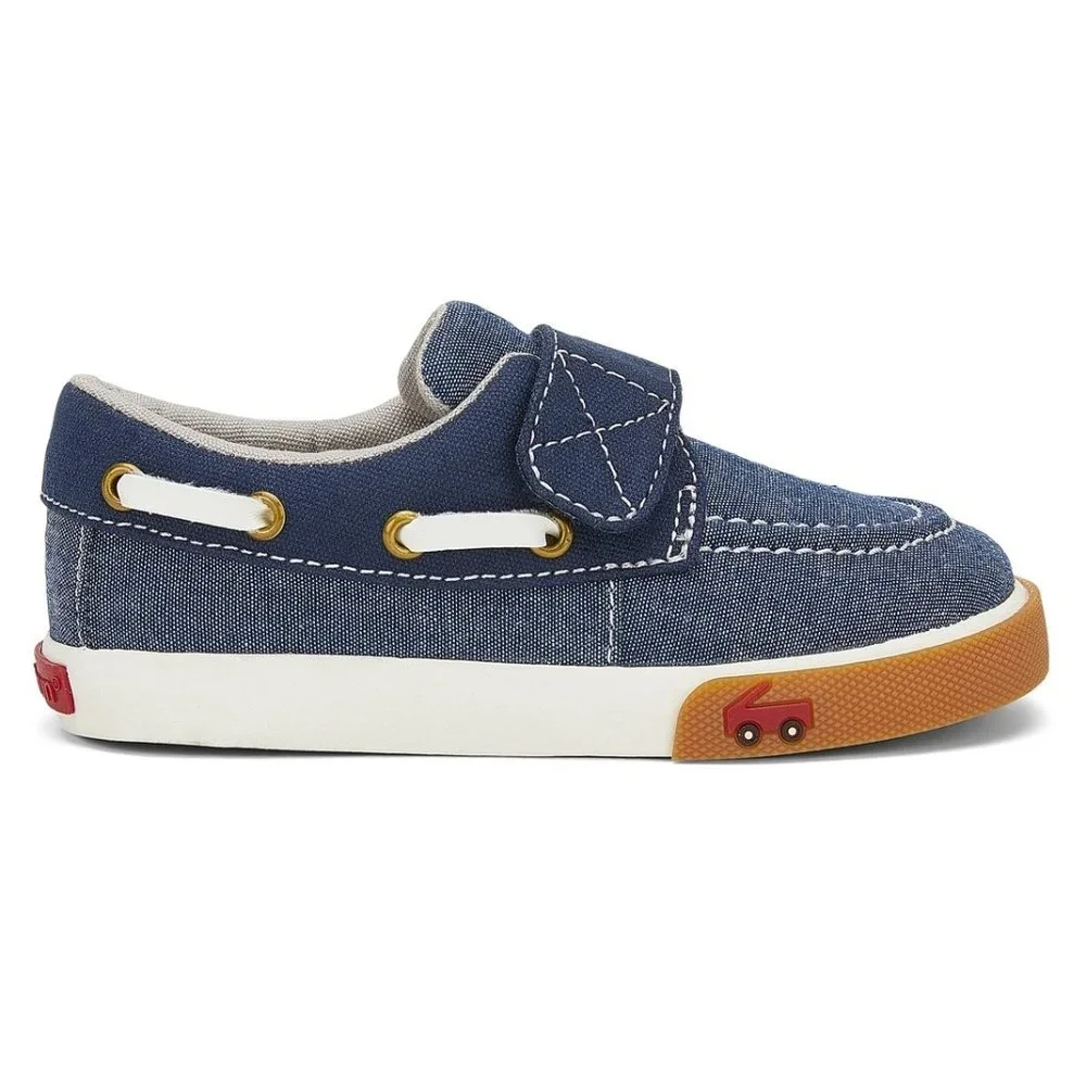 See Kai Run Elias Navy Canvas